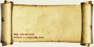 Isidor Stanić vizit kartica